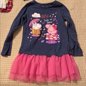 Peppa pig long sleeve girls 5t